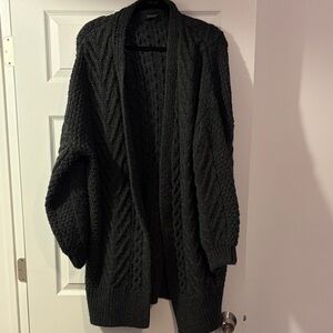 Topshop Charcoal Knit Sweater